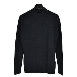 Fendi Motif Viscose Long Sleeve Schwarz