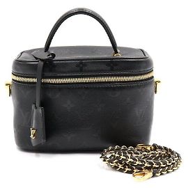 Louis Vuitton Saco Tote e Saco de Ombro Vanity PM Monogram Black Preto