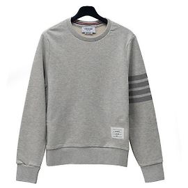 Thom Browne Herren Sweatshirt aus Baumwolle mit Rundhalsausschnitt Braun