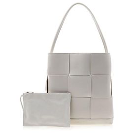 Bottega Veneta Borsa a tracolla Intrecciato Arco da donna Argento