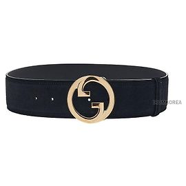 Gucci Metal Logo Women's Belt Black
