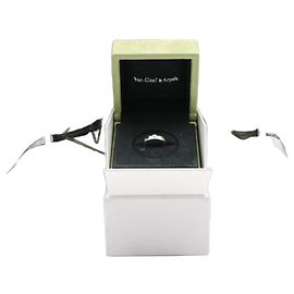 Van Cleef & Arpels Platinum Trousseau Etoile Ehering Silber