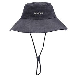 Jacquemus Denim Unisex Bucket Hat Braun