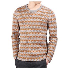Lanvin Pull à col rond en jacquard Multicolore