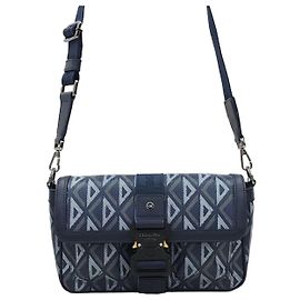 Dior Diamond Hit The Road Messenger Bag Silvery