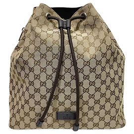 Gucci New Condition GG Canvas Drawstring Backpack Multiple colors