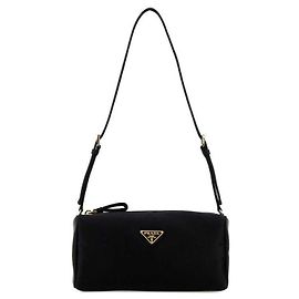 Prada Mini bolsa de cetim Preto