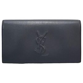 Yves Saint Laurent Belle de Jour Clutch Bag Black