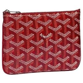 Goyard Pochette Sena Mini Red stamp Rouge