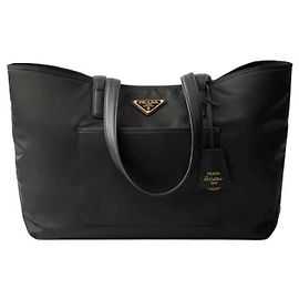 Prada Borsa Tote Re-Nylon Medium Re-edition OOO Nero
