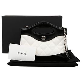 Chanel Saco de ombro shopping Branco