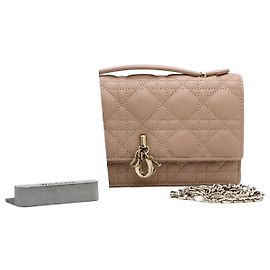 Borsa Tote My Dior Cannage Rosa e Borsa a Tracolla con Catena Rosa