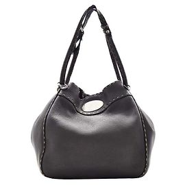 Fendi Borsa a secchiello Sellaria in pelle Nero