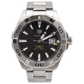 Tag Heuer AQUARACER Black Dial Steel Automatic Men's Watch Silvery