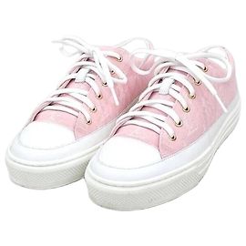 Louis Vuitton Sapatilhas Stellar Monogram Pink Rosa