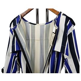 Marni Abito a righe Blu