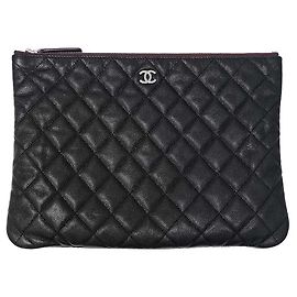 Chanel Clutch Caviar New Medium Nero
