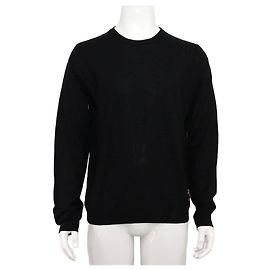 Gucci Horsebit Strick-T-Shirt für Herren Schwarz