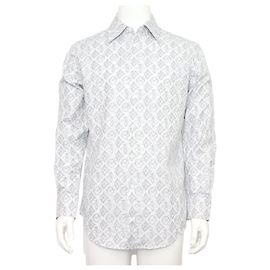 Louis Vuitton Monogram Flower Hemd für Herren Weiß
