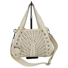 Bolsa de Ombro Salvatore Ferragamo Branco