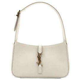 Saint Laurent Borsa a tracolla hobo monogram Bianco