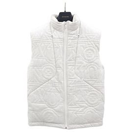 Louis Vuitton LV Signature Down Quilted Vest Silvery