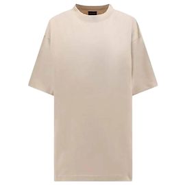 Balenciaga Backline Stone Logo T-Shirt mit kurzen Ärmeln Orange