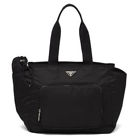 Prada Saco de Bebé Re-Nylon Preto Preto