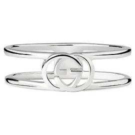 Gucci Verschlungener Silberring Silber