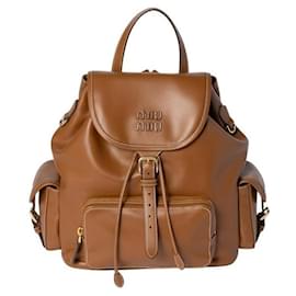 Miu Miu Leather Backpack Large Multiple colors