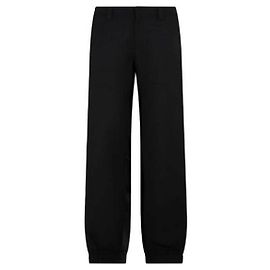 Pantaloni Prada Neri in Tessuto Nero