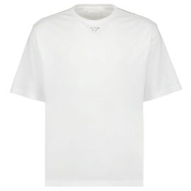 Prada Camiseta de algodón Blanco