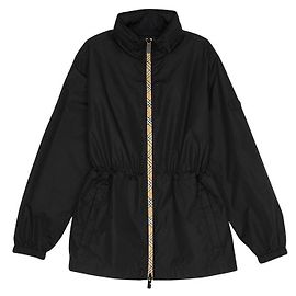 Burberry Light Nylon Women's Zip-Up Jacket Black
