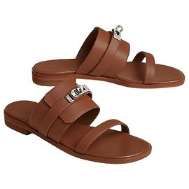 Hermès Sandali e ciabatte da donna Oro D'oro