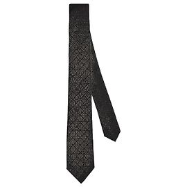 Dior Cannage Tie Black Silk Black