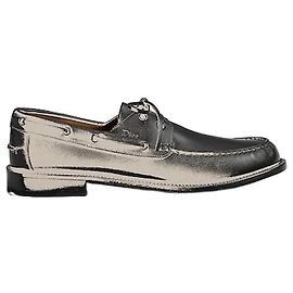 Dior Arch Boat Shoes Black Smooth Calfskin Black