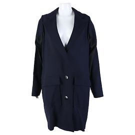 Giacca lunga Balenciaga Blu