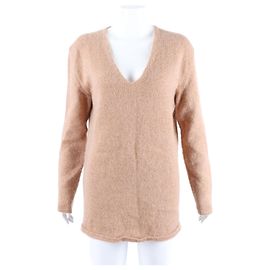Tom Ford Strickpullover aus Mohair Camel Braun