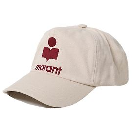 Isabel Marant Boné bordado com logótipo Tyrone ECRD Branco