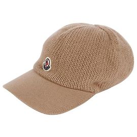 Boné de beisebol em algodão canelado Moncler Laranja