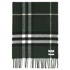 Burberry Sciarpa in cashmere a quadri Nero
