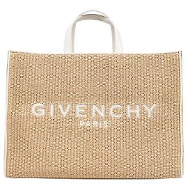Givenchy Raffia Logo Bag Brown