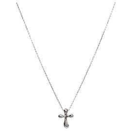 Tiffany & Co Collana Croce in Argento Argento