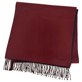 Hermès Hermes Recto Verso Cashmere Stole Dark red Navy blue