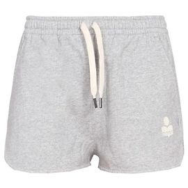 Isabel Marant Pantalones cortos de forro polar MIFA Gray Plata
