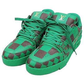 Louis Vuitton Pharrell LV Trainer Damier Pop Collection Sneaker Grün