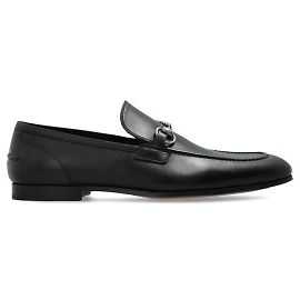 Gucci Jordan Men's Leather Loafers Black