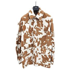 Jaqueta de couro Fendi Laranja Laranja