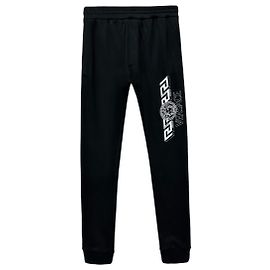 Pantaloni Jogger Greca Versace Neri Nero