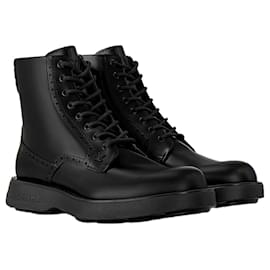 Louis Vuitton Bastille Combat Boots Black Black